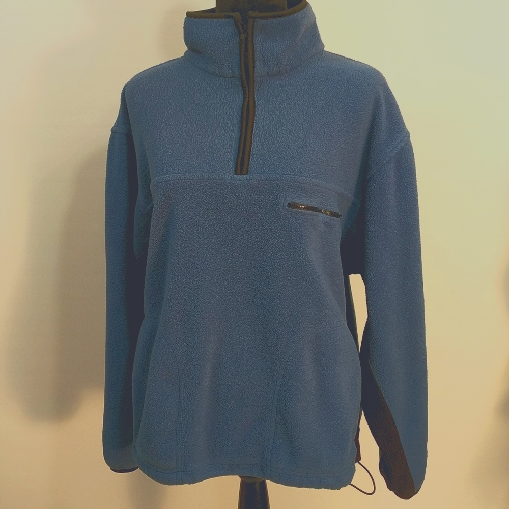 Polaredge Blue Pull over Fleece Jacket Size L